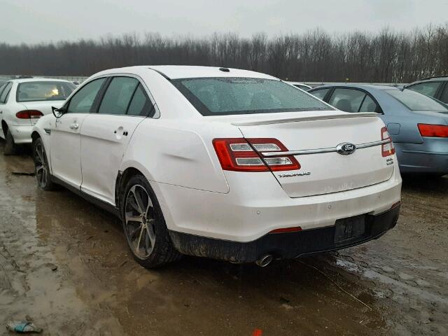 1FAHP2H86FG153492 - 2015 FORD TAURUS SEL WHITE photo 3