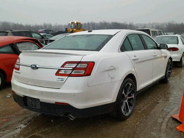 1FAHP2H86FG153492 - 2015 FORD TAURUS SEL WHITE photo 4