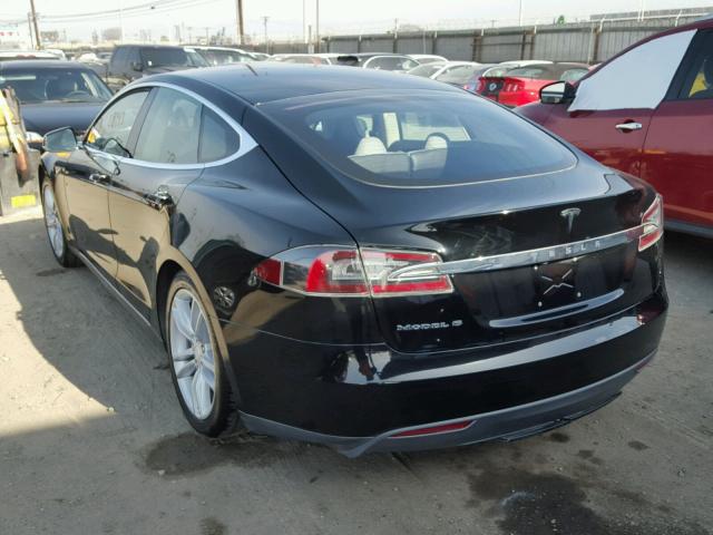 5YJSA1AC5DFP10250 - 2013 TESLA MODEL S BLACK photo 3