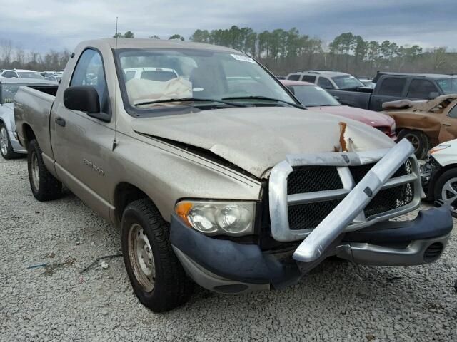 1D7HA16K65J574706 - 2005 DODGE RAM 1500 S BEIGE photo 1