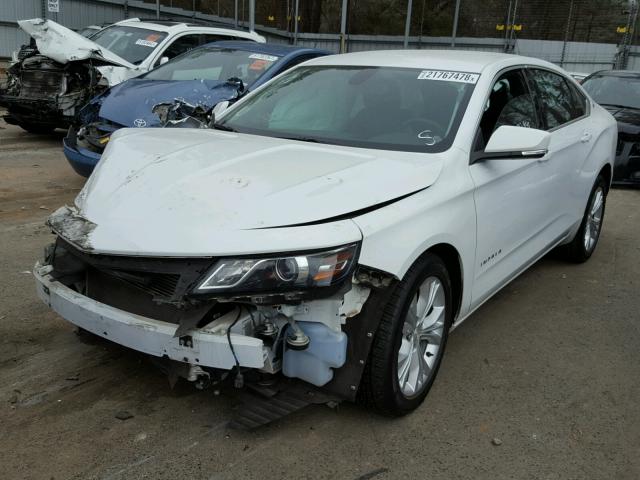 2G1135SR9E9203690 - 2014 CHEVROLET IMPALA ECO WHITE photo 2