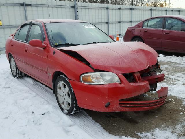 3N1CB51D46L469581 - 2006 NISSAN SENTRA 1.8 RED photo 1