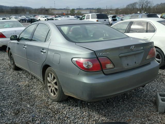 JTHBF30G520076868 - 2002 LEXUS ES 300 GRAY photo 3