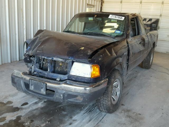 1FTYR14UX1PA27713 - 2001 FORD RANGER SUP BLUE photo 2