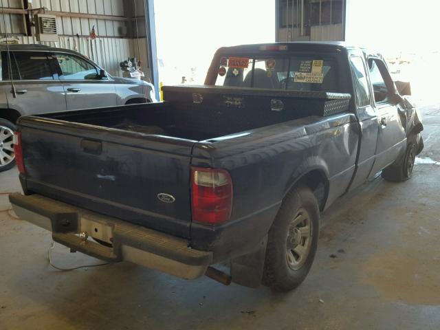 1FTYR14UX1PA27713 - 2001 FORD RANGER SUP BLUE photo 4