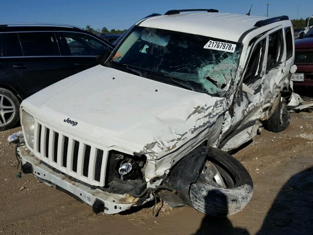 1J8GP28K89W549881 - 2009 JEEP LIBERTY SP WHITE photo 2