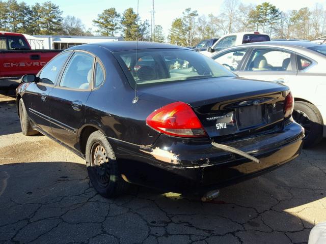 1FAFP53U47A168686 - 2007 FORD TAURUS SE BLACK photo 3