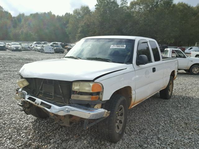 1GTEK19V97E186574 - 2007 GMC NEW SIERRA WHITE photo 2