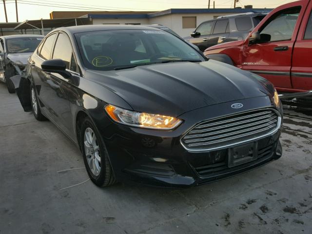 3FA6P0G74GR118710 - 2016 FORD FUSION S BLACK photo 1