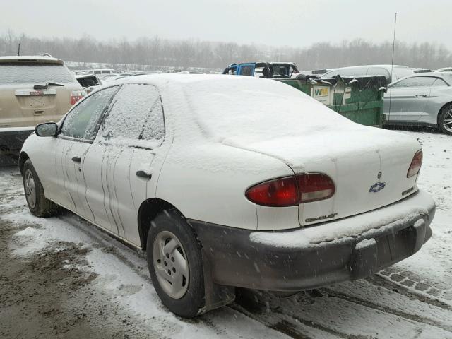 1G1JC5243V7207546 - 1997 CHEVROLET CAVALIER WHITE photo 3