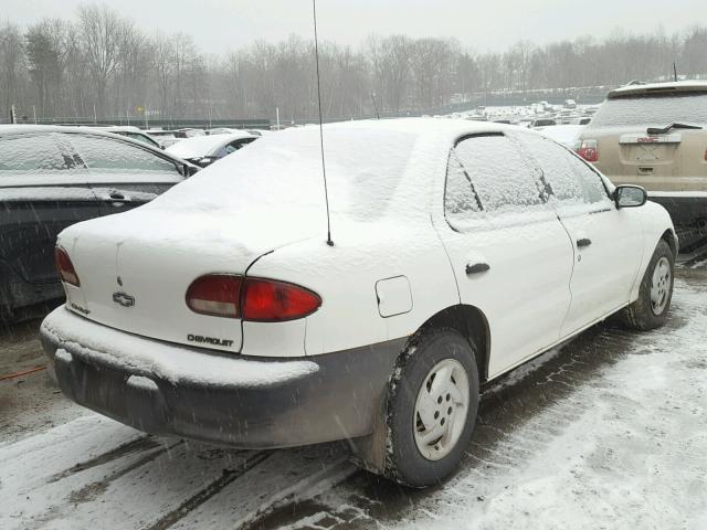 1G1JC5243V7207546 - 1997 CHEVROLET CAVALIER WHITE photo 4