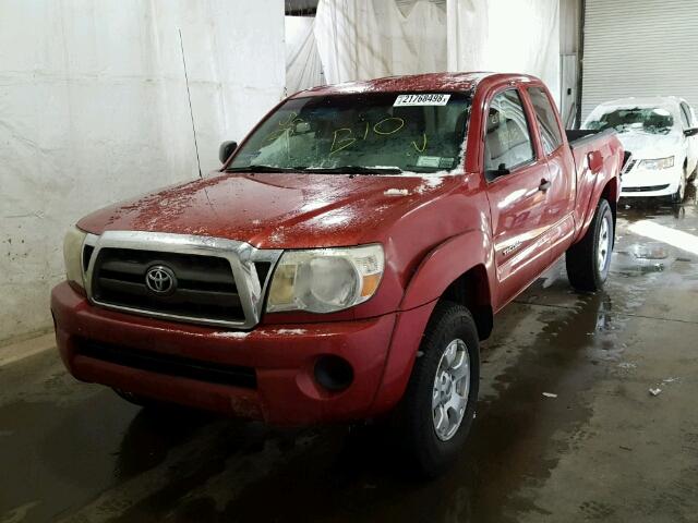 5TEUX42N79Z601285 - 2009 TOYOTA TACOMA ACC RED photo 2