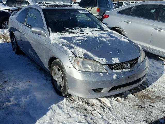 1HGEM22984L021461 - 2004 HONDA CIVIC EX SILVER photo 1