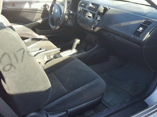 1HGEM22984L021461 - 2004 HONDA CIVIC EX 银色 照片 5
