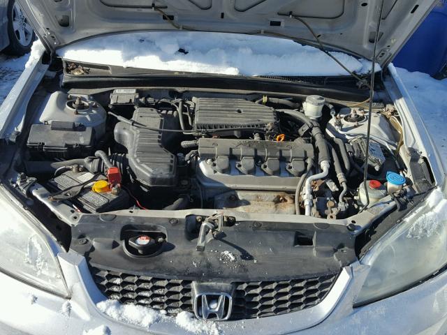 1HGEM22984L021461 - 2004 HONDA CIVIC EX 银色 照片 7