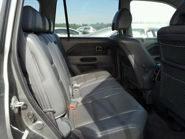 5FNYF28777B004623 - 2007 HONDA PILOT EXL GRAY photo 6