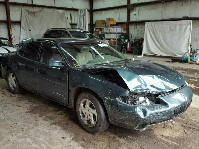 1G2WJ52K8XF313344 - 1999 PONTIAC GRAND PRIX GREEN photo 1