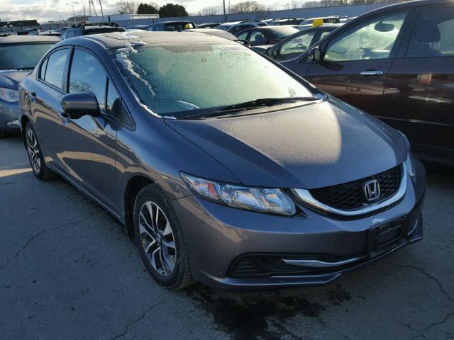 19XFB2F83EE040438 - 2014 HONDA CIVIC EX GRAY photo 1