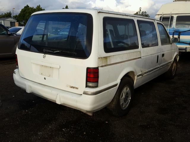 1B4GH4437NX250365 - 1992 DODGE GRAND CARA WHITE photo 4