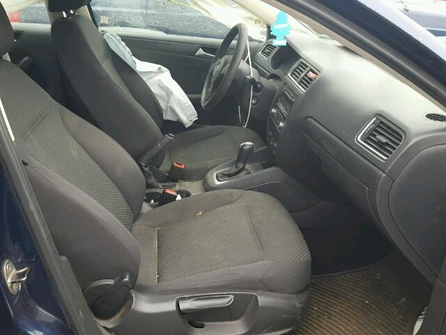 3VW2K7AJ8CM347724 - 2012 VOLKSWAGEN JETTA BASE 蓝色 照片 5