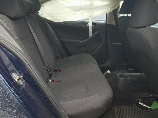 3VW2K7AJ8CM347724 - 2012 VOLKSWAGEN JETTA BASE 蓝色 照片 6