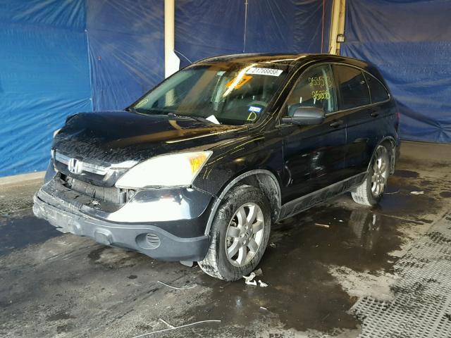 3CZRE38568G700410 - 2008 HONDA CR-V EX BLACK photo 2