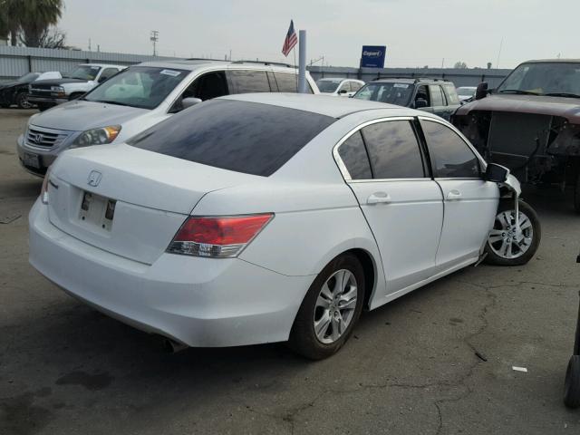 1HGCP2F46AA178345 - 2010 HONDA ACCORD LXP WHITE photo 4