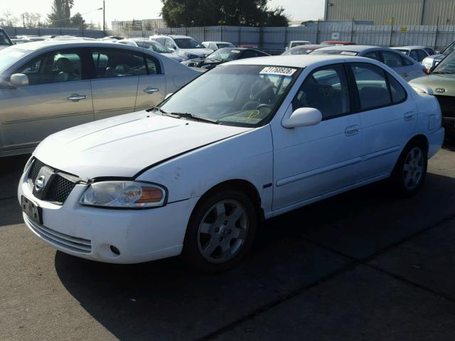 3N1CB51D15L593404 - 2005 NISSAN SENTRA 1.8 WHITE photo 2