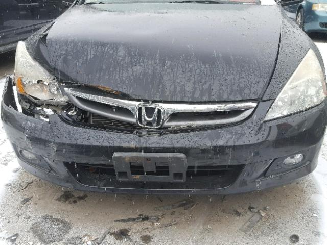 1HGCM66897A009156 - 2007 HONDA ACCORD EX BLACK photo 7