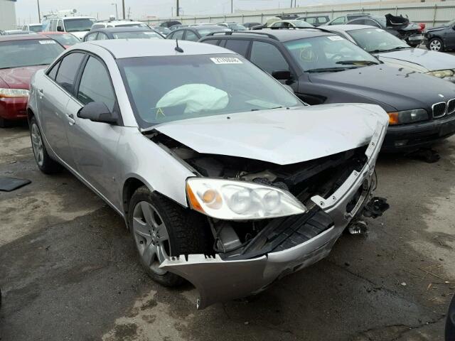 1G2ZG57B584130372 - 2008 PONTIAC G6 BASE SILVER photo 1