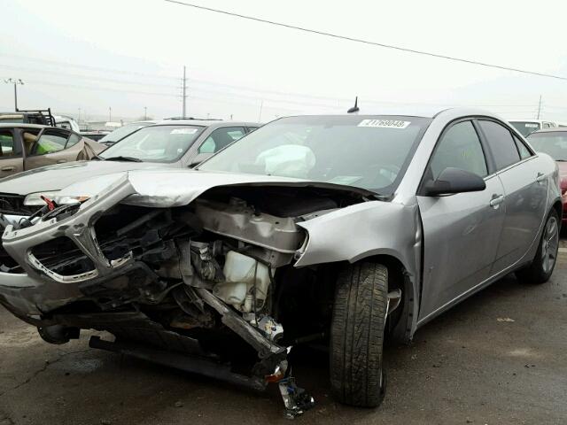 1G2ZG57B584130372 - 2008 PONTIAC G6 BASE SILVER photo 2