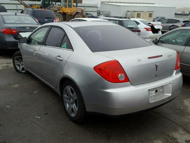 1G2ZG57B584130372 - 2008 PONTIAC G6 BASE SILVER photo 3