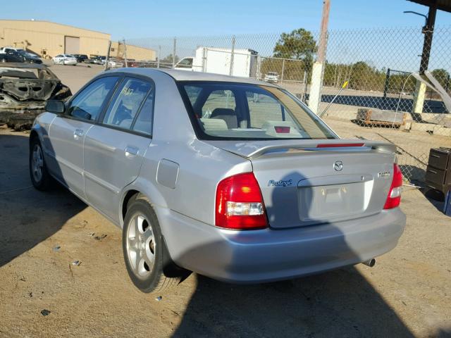 JM1BJ225020495491 - 2002 MAZDA PROTEGE DX GRAY photo 3