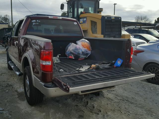 1FTPW14V47KB84379 - 2007 FORD F150 SUPER ORANGE photo 3