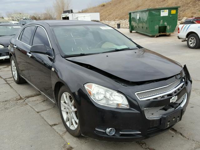 1G1ZK57758F198271 - 2008 CHEVROLET MALIBU LTZ BLACK photo 1