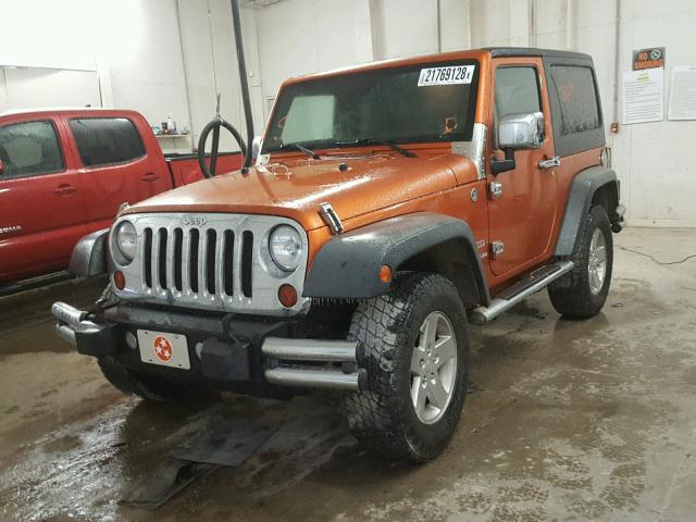 1J4GA2D16BL523111 - 2011 JEEP WRANGLER S ORANGE photo 2