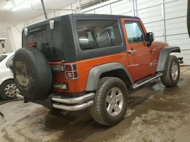 1J4GA2D16BL523111 - 2011 JEEP WRANGLER S ORANGE photo 4