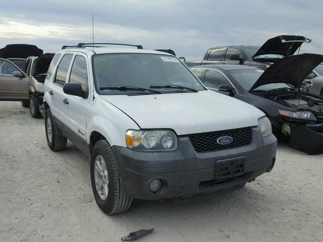 1FMYU95H56KD56253 - 2006 FORD ESCAPE HEV WHITE photo 1