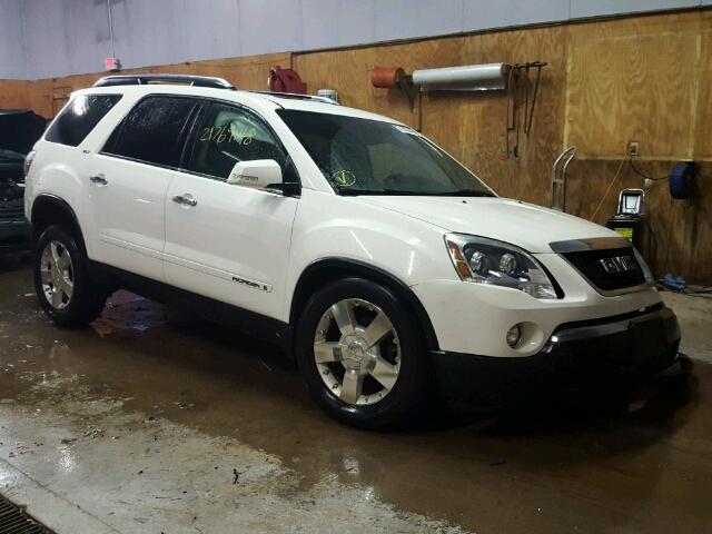 1GKEV33708J306045 - 2008 GMC ACADIA SLT თეთრი ფოტო 1