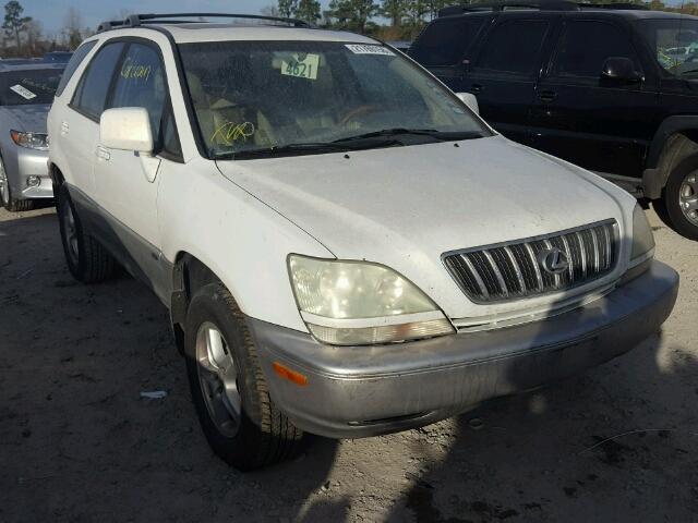 JTJGF10U630163338 - 2003 LEXUS RX 300 WHITE photo 1