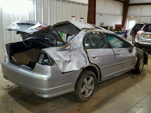 2HGES26784H633171 - 2004 HONDA CIVIC EX SILVER photo 4