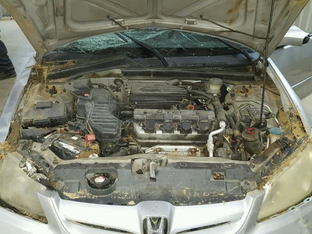 2HGES26784H633171 - 2004 HONDA CIVIC EX ვერცხლისფერი ფოტო 7