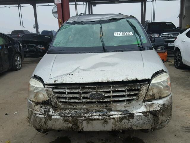 2FMZA51685BA03380 - 2005 FORD FREESTAR S SILVER photo 9