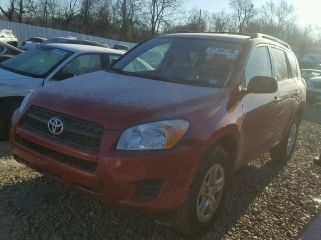 2T3BF4DV1CW268432 - 2012 TOYOTA RAV4 RED photo 2