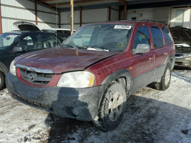 4F2CZ96113KM33438 - 2003 MAZDA TRIBUTE ES MAROON photo 2