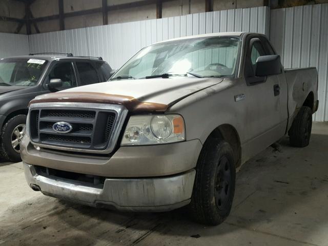 1FTRF12W34NC24403 - 2004 FORD F150 BEIGE photo 2