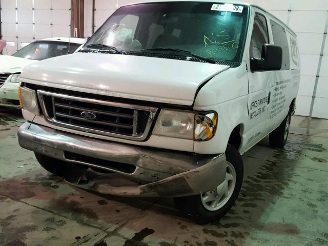 1FBNE31L14HA29892 - 2004 FORD ECONOLINE WHITE photo 9