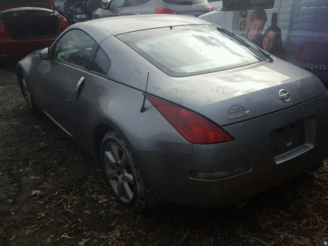 JN1AZ34E94M154189 - 2004 NISSAN 350Z COUPE GRAY photo 3