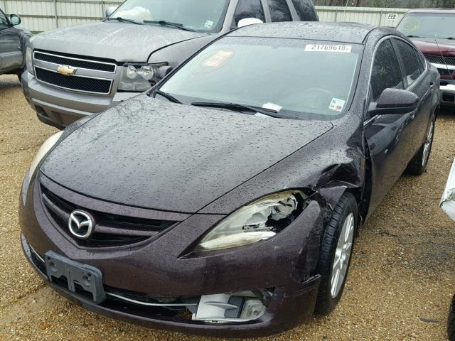 1YVHZ8CB1A5M38349 - 2010 MAZDA 6 S PURPLE photo 2