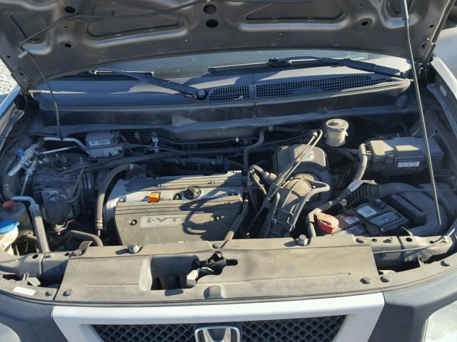 5J6YH18675L011331 - 2005 HONDA ELEMENT EX GRAY photo 7